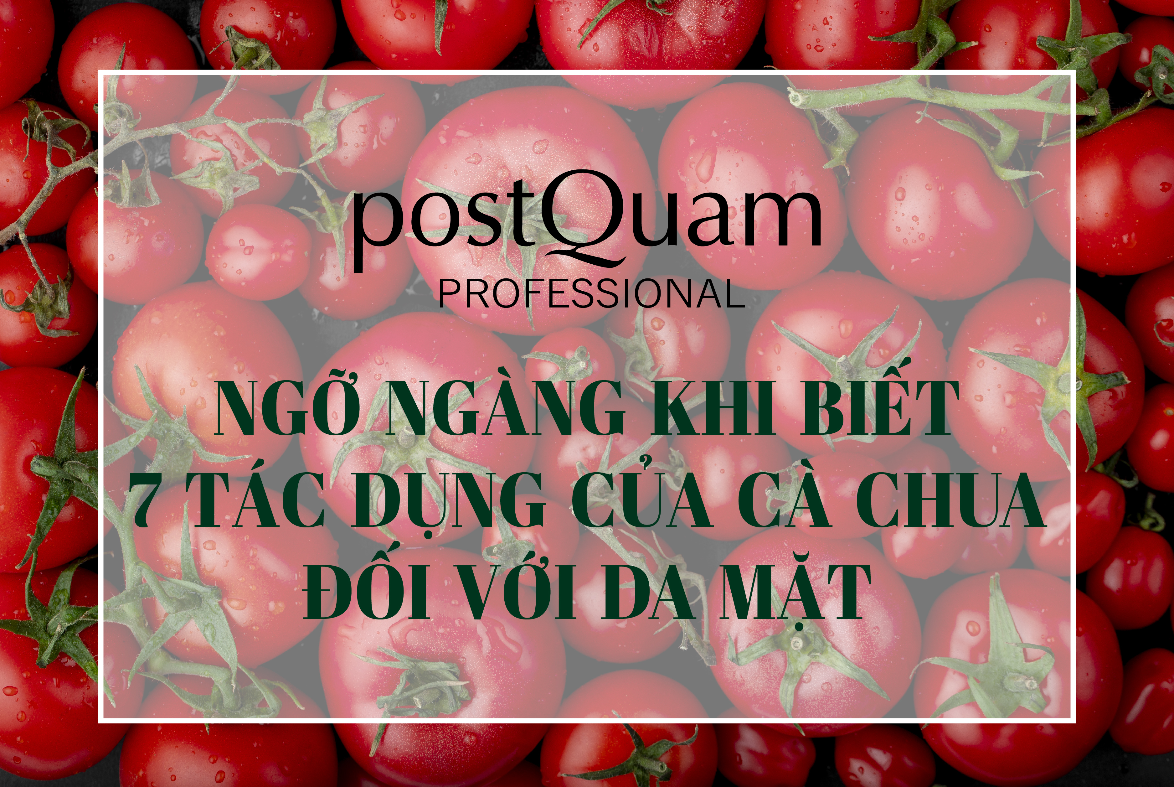 Ngỡ ngàng khi biết 7 tác dụng của cà chua với da mặt