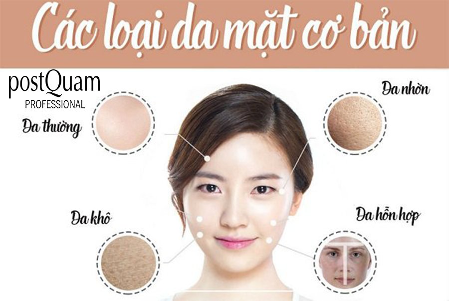 Các loại da và cách chăm sóc: Da thường – khô – nhờn – hỗn hợp – nhạy cảm