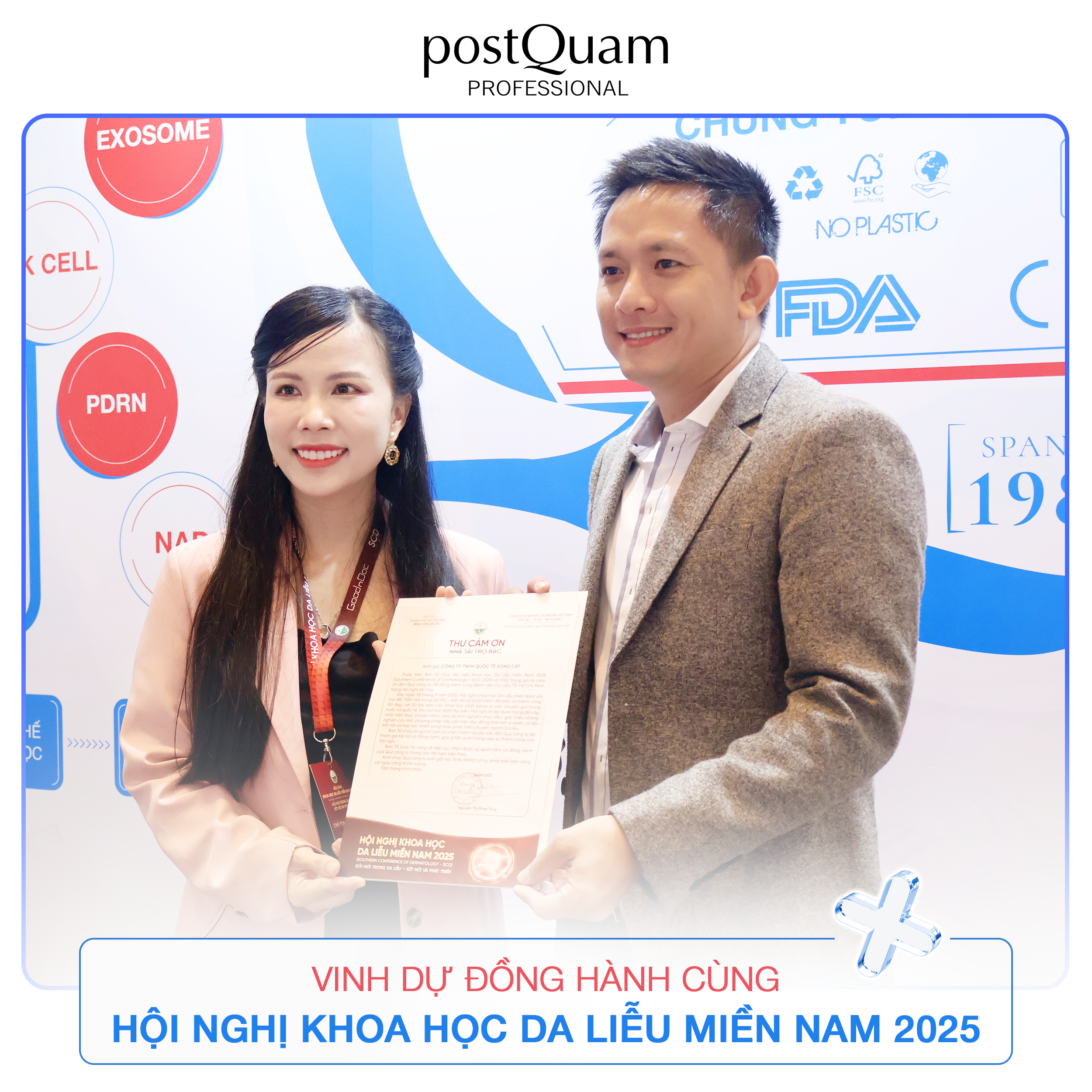postquam đồng hành cùng hội nghị khoa học da liễu miền nam 2025