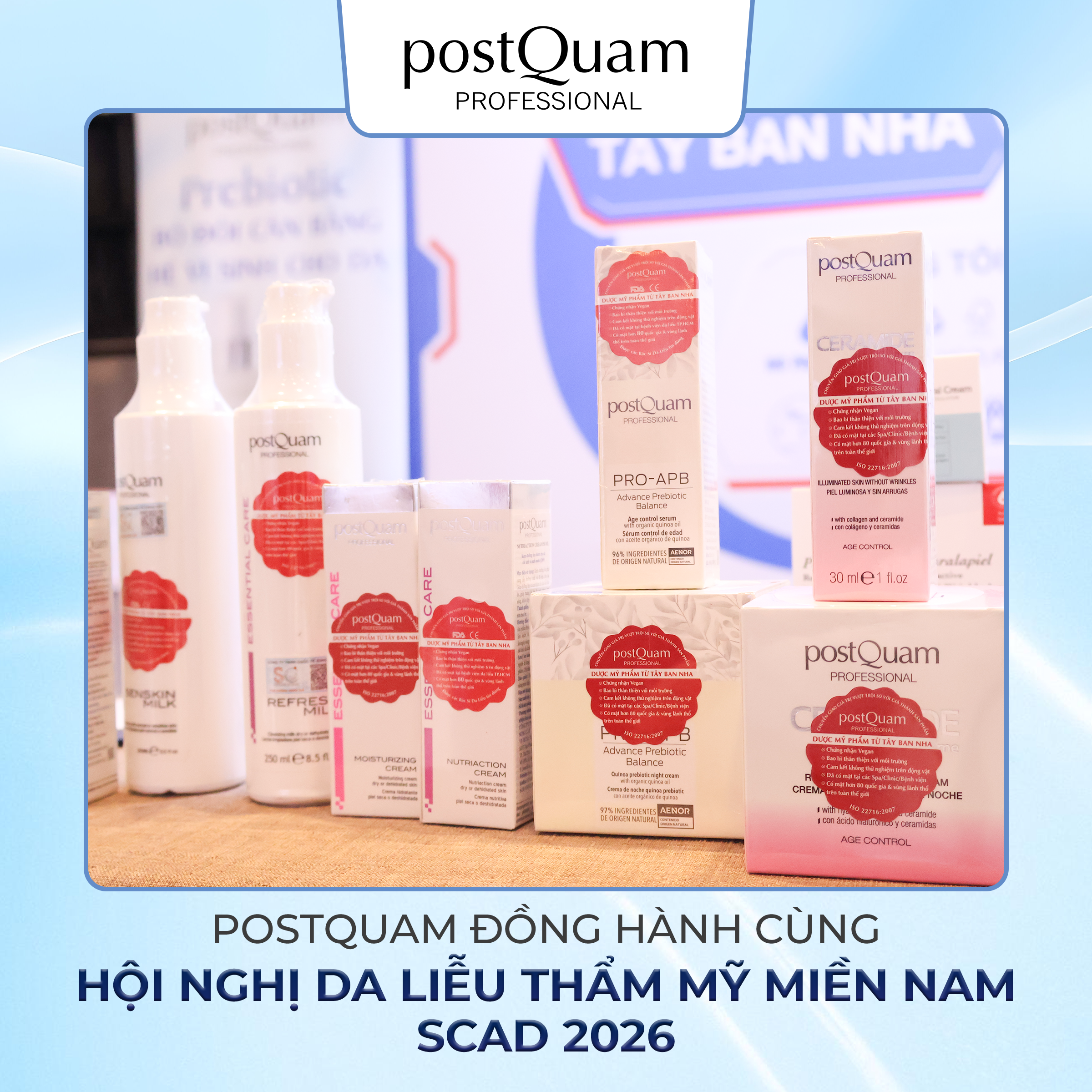 postquam đồng hành cùng hội nghị da liễu thẩm mỹ miền nam 2026
