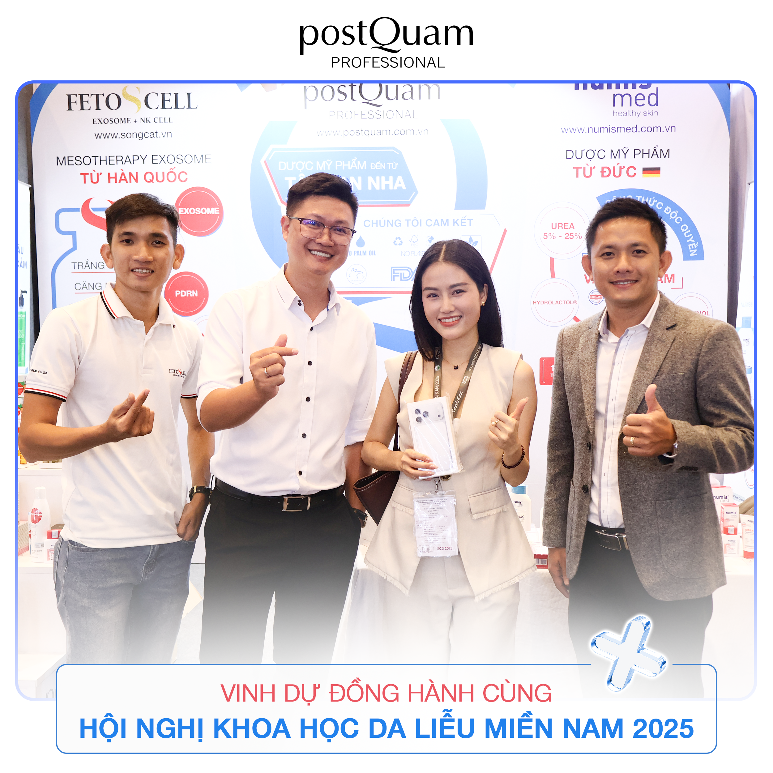 postquam đồng hành cùng hội nghị khoa học da liễu miền nam 2025