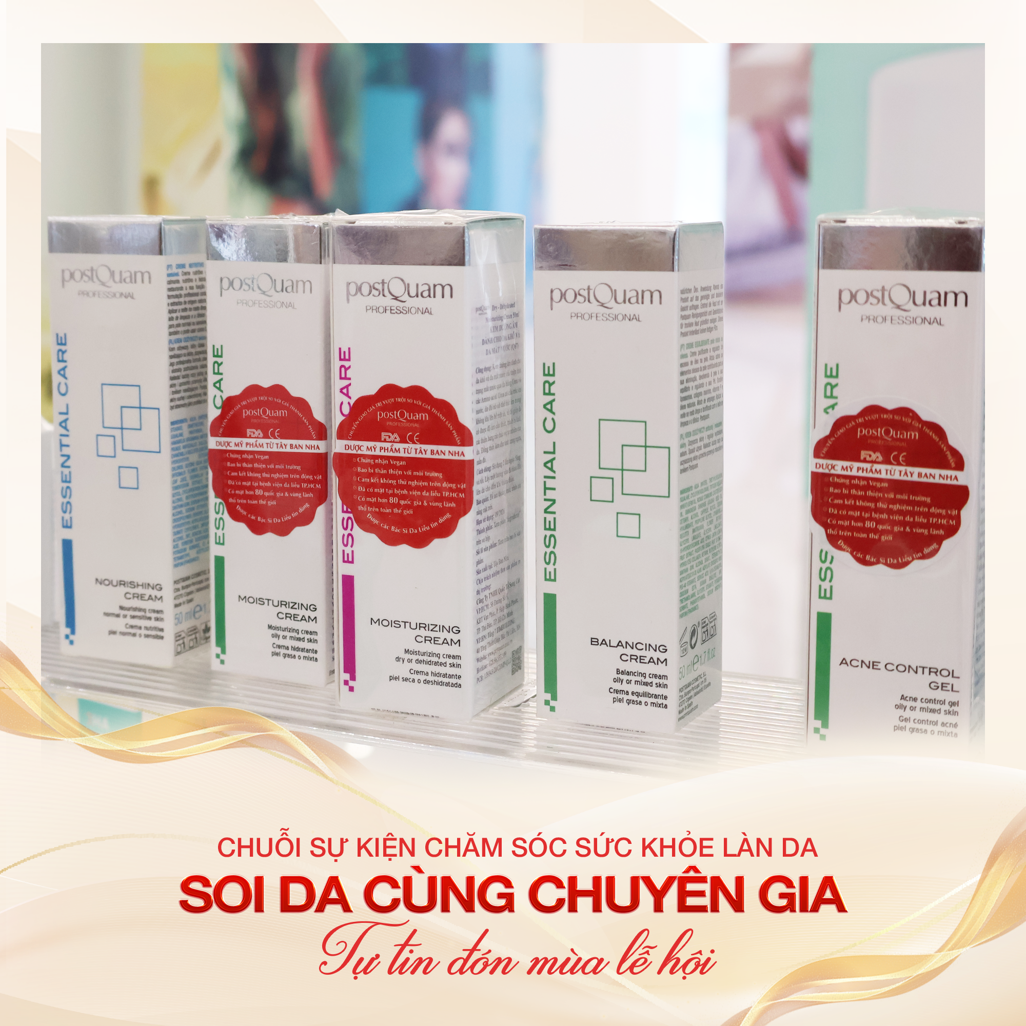 SỰ KIỆN CHĂM SÓC SỨC KHỎE LÀN DA - POSTQUAM