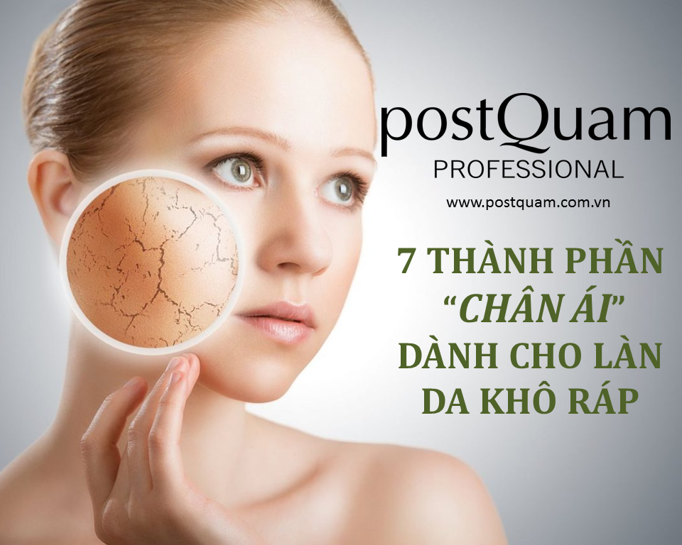 7 thành phần ‘chân ái’ dành cho làn da khô ráp