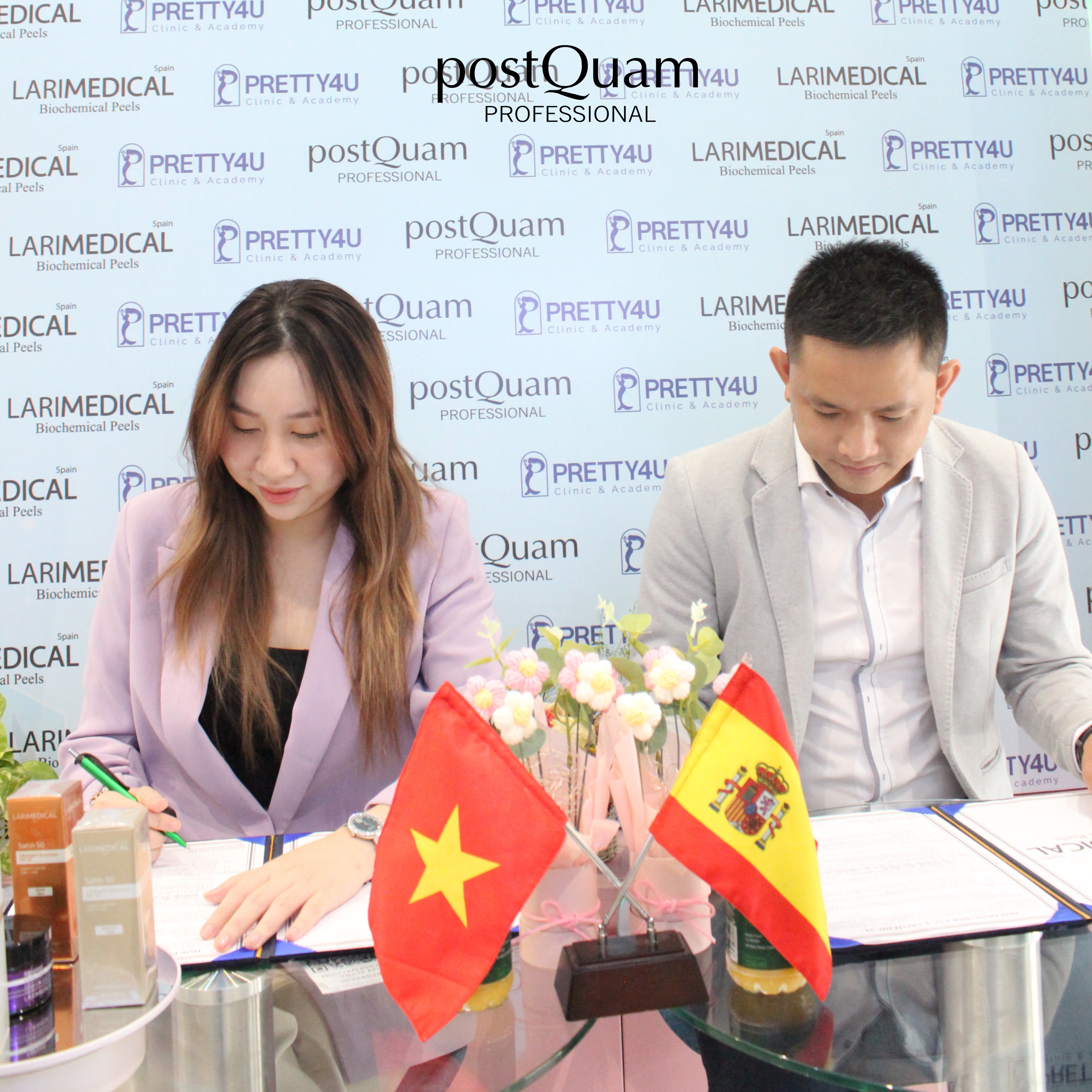 postQuam ký kết hợp tác cùng Pretty4U Clinic & Academy