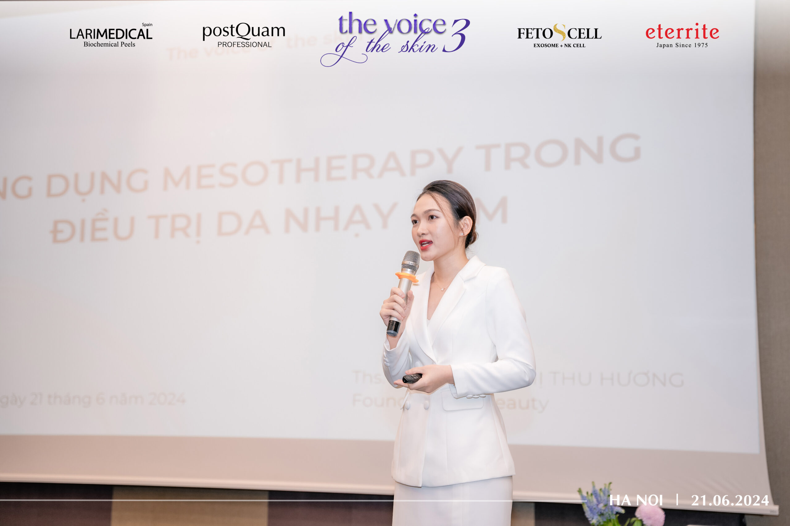 HỘI THẢO DA LIỄU KHOA HỌC THE VOICE OF THE SKIN 3 - Thạc sĩ Dược sĩ Thu Hương