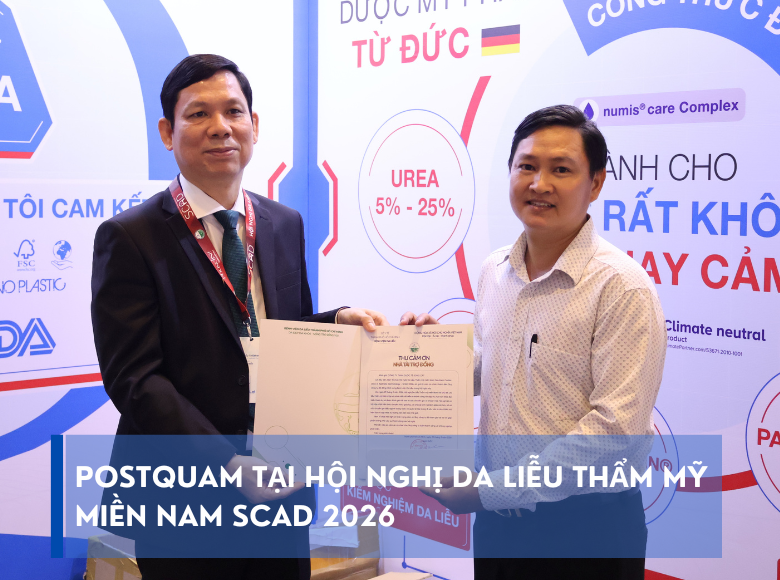 postquam đồng hành cùng hội nghị da liễu thẩm mỹ miền nam 2026