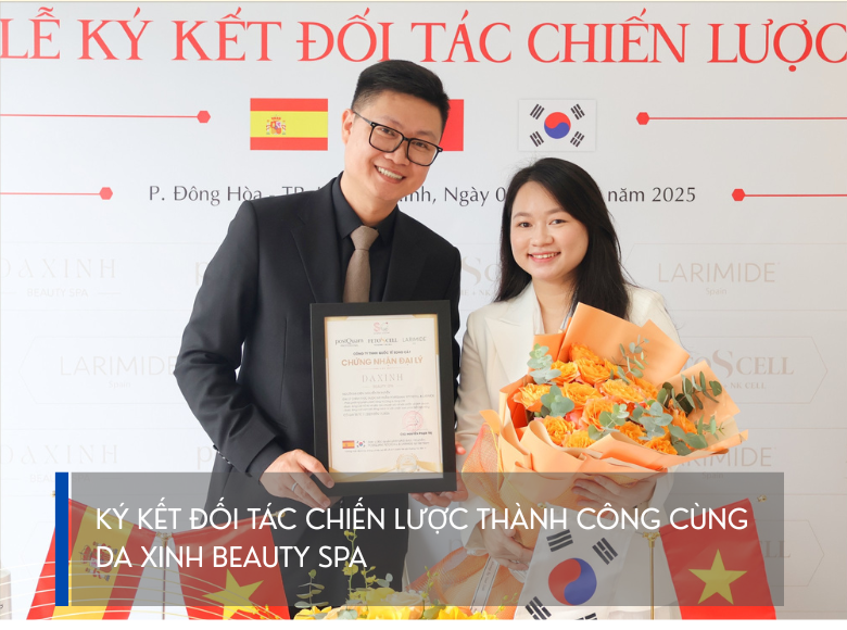 KÝ KẾT ĐỐI TÁC CHIẾN LƯỢC THÀNH CÔNG CÙNG DA XINH BEAUTY SPA