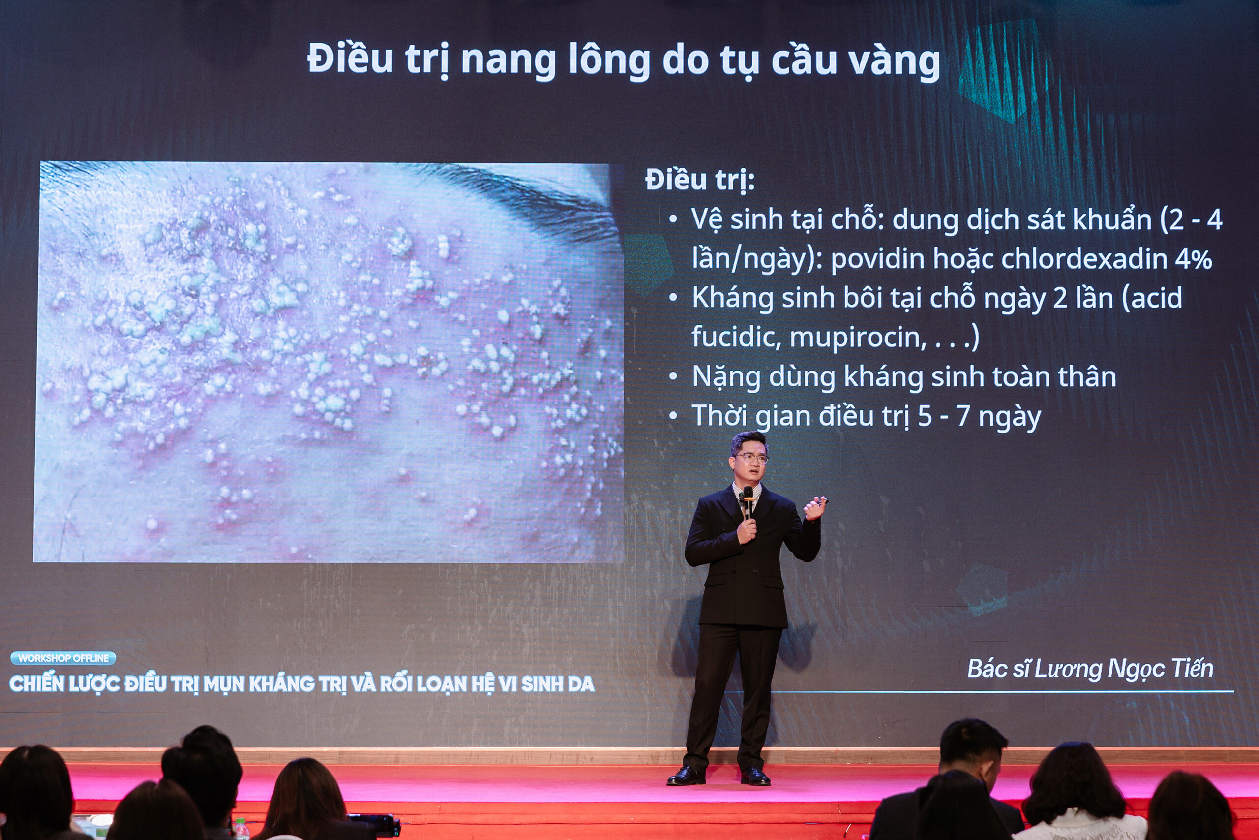 RECAP | GẦN 200 CHUYÊN GIA HỘI TỤ TẠI WORKSHOP "CHIẾN LƯỢC ĐIỀU TRỊ MỤN KHÁNG TRỊ VÀ RỐI LOẠN HỆ VI SINH DA" TẠI ĐÀ NẴNG 4 WORKSHOP "CHIẾN LƯỢC ĐIỀU TRỊ MỤN KHÁNG TRỊ VÀ RỐI LOẠN HỆ VI SINH DA" TẠI ĐÀ NẴNG - Bác sĩ Lương Ngọc Tiến