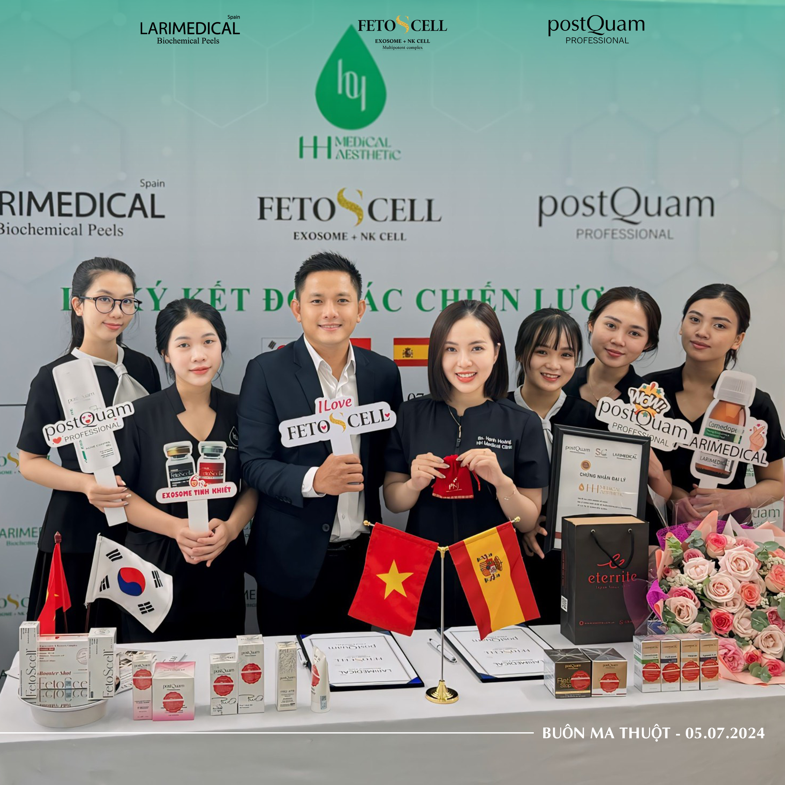 POSTQUAM VINH DỰ KÝ KẾT HỢP TÁC CÙNG HH MEDICAL AESTHETIC