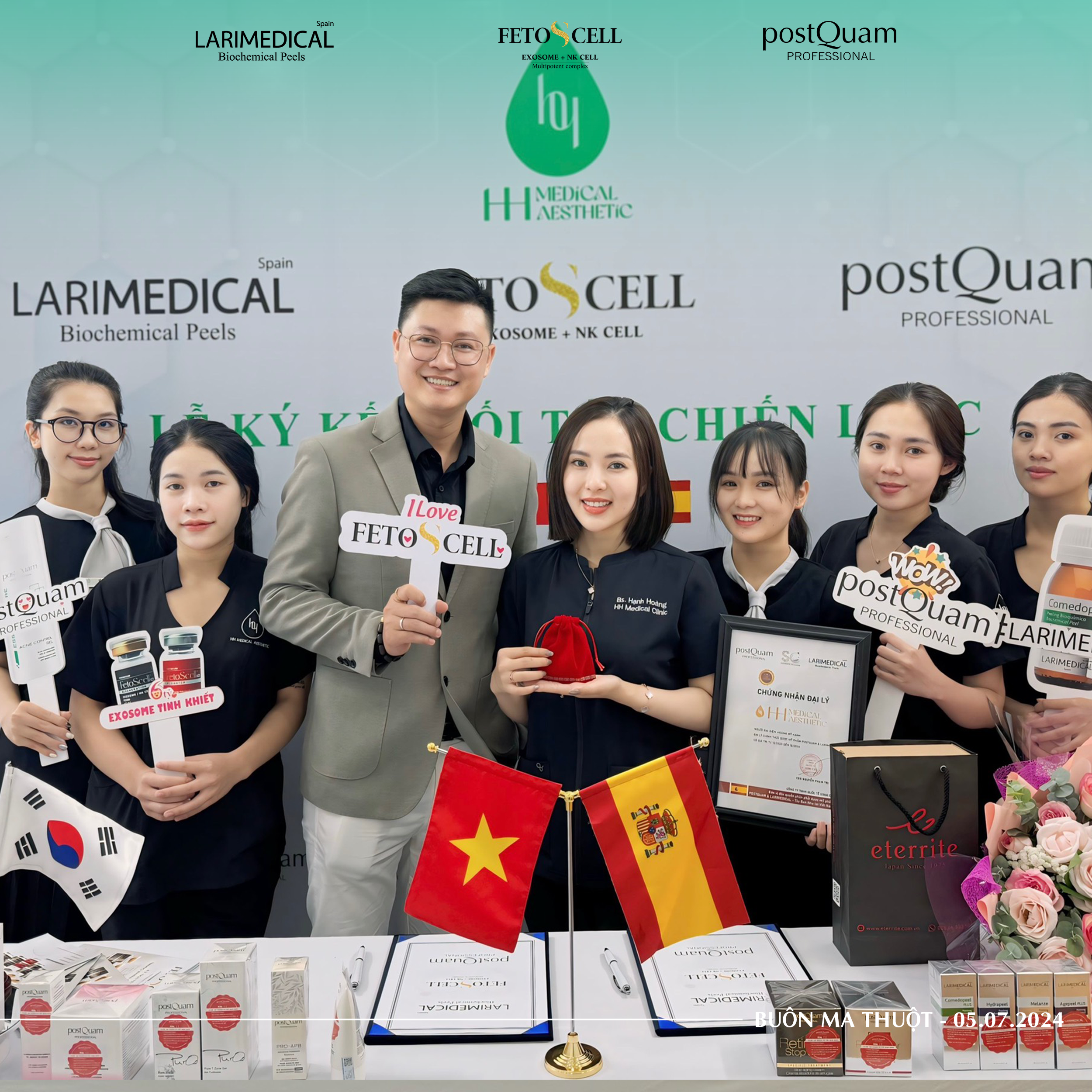 POSTQUAM VINH DỰ KÝ KẾT HỢP TÁC CÙNG HH MEDICAL AESTHETIC