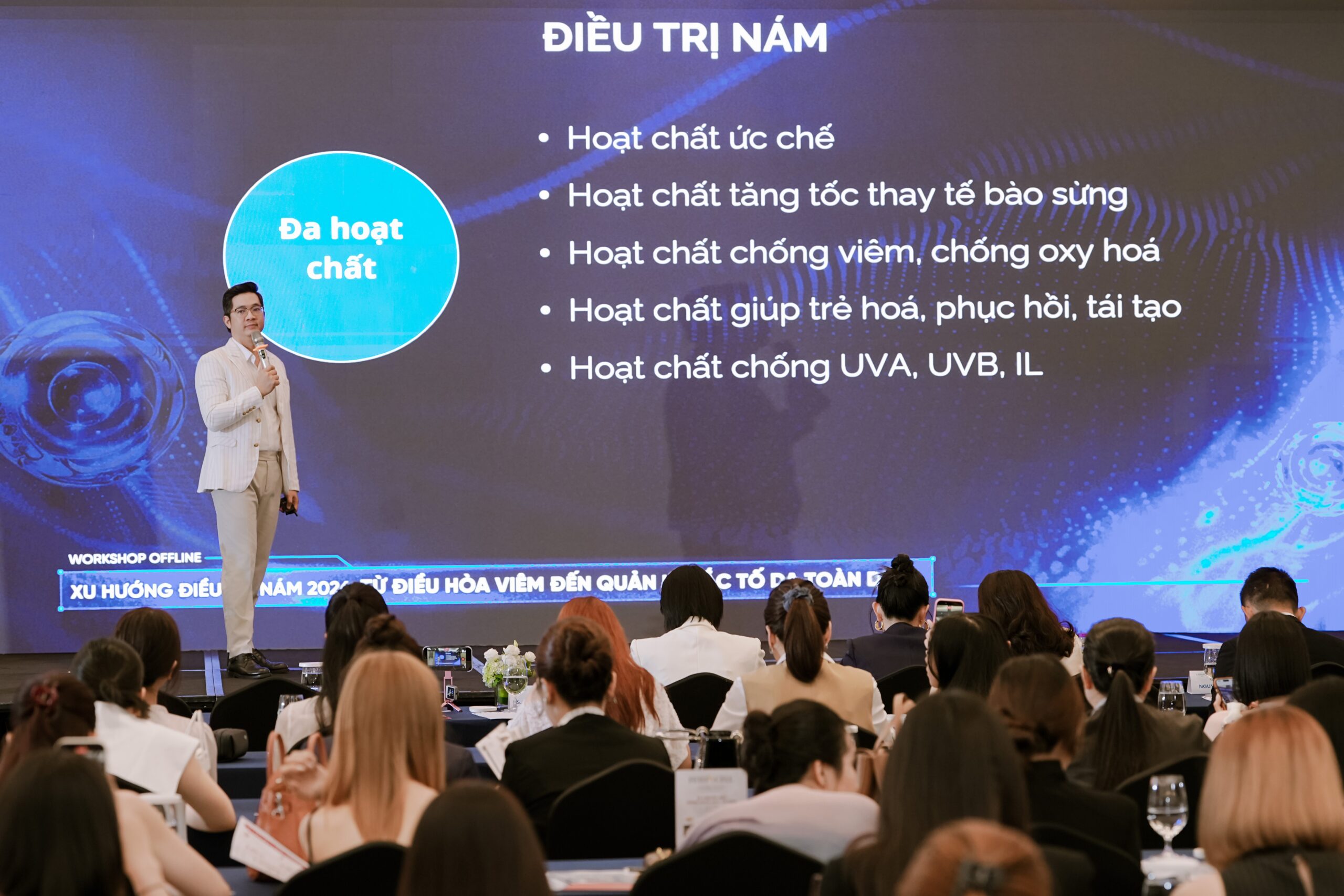 WORKSHOP XU HƯỚNG ĐIỀU TRỊ NÁM 2026: TỪ ĐIỀU HÒA VIÊM ĐẾN QUẢN LÝ SẮC TỐ DA TOÀN DIỆN TẠI TP.HÀ NỘI VINH DỰ ĐÓN TIẾP GẦN 200 QUÝ SPA/CLINIC THAM DỰ 8 WORKSHOP XU HƯỚNG ĐIỀU TRỊ NÁM 2026 - postQuam
