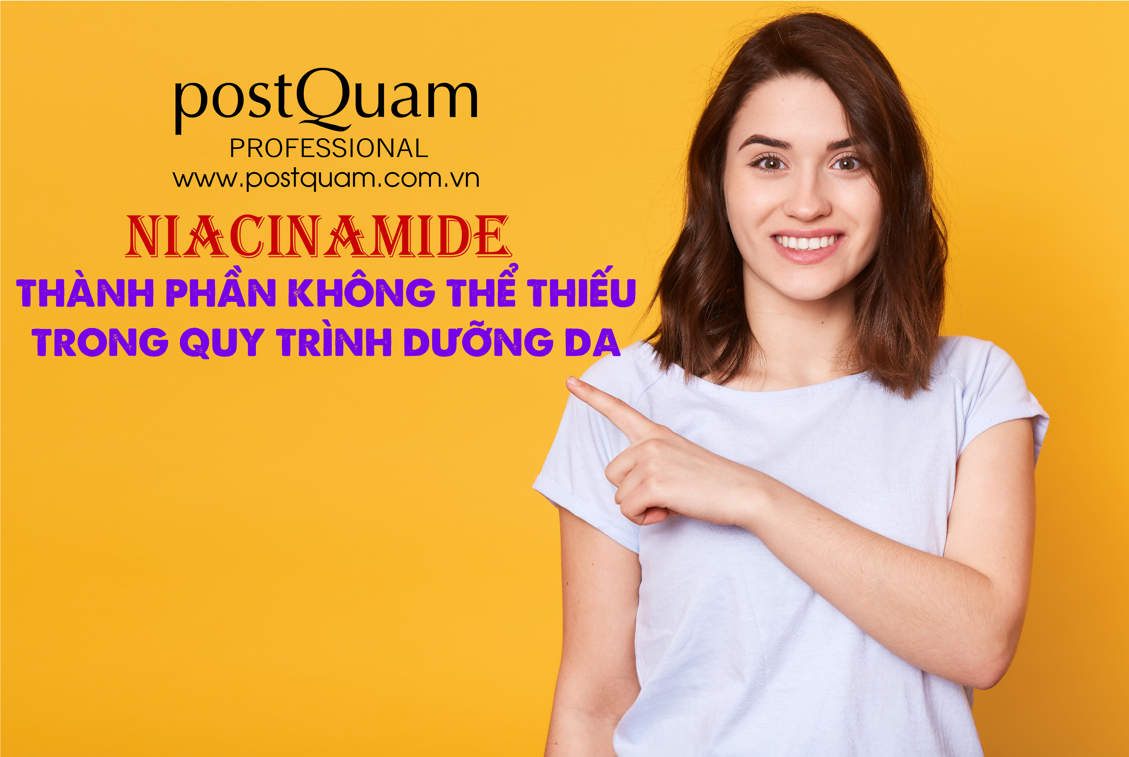 Niacinamide – thành phần không thể thiếu trong quy trình dưỡng da